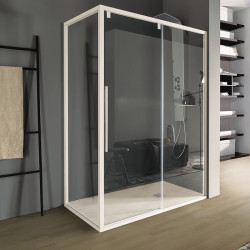 Samo Porte douche coulissante 2 panneaux 177-181cm Gauche ACRUX Kobleo