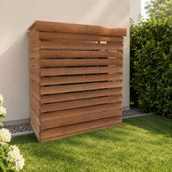 Habrita Foresta Cache Climatiseur XL en Bois Thermochauffee 1320 x 580 mm, Foresta Kobleo