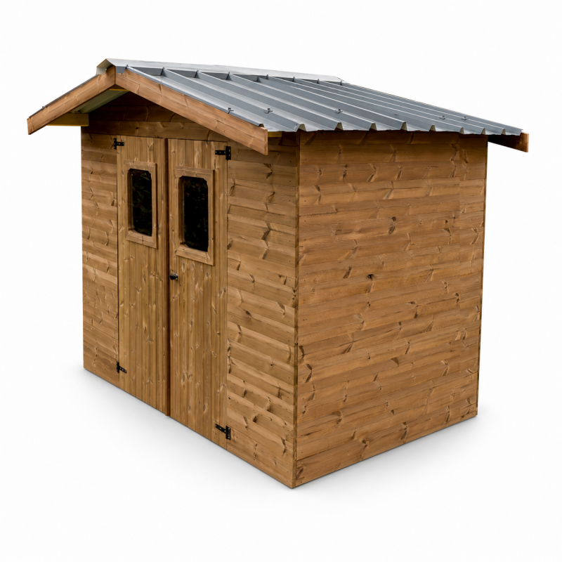 Habrita Foresta Abri de Jardin en Bois Thermochauffee THT 4,87 m2 et 28 mm, Foresta Kobleo