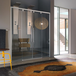 Samo Porte douche coulissante 4 panneaux 167 171cm ACRUX Kobleo