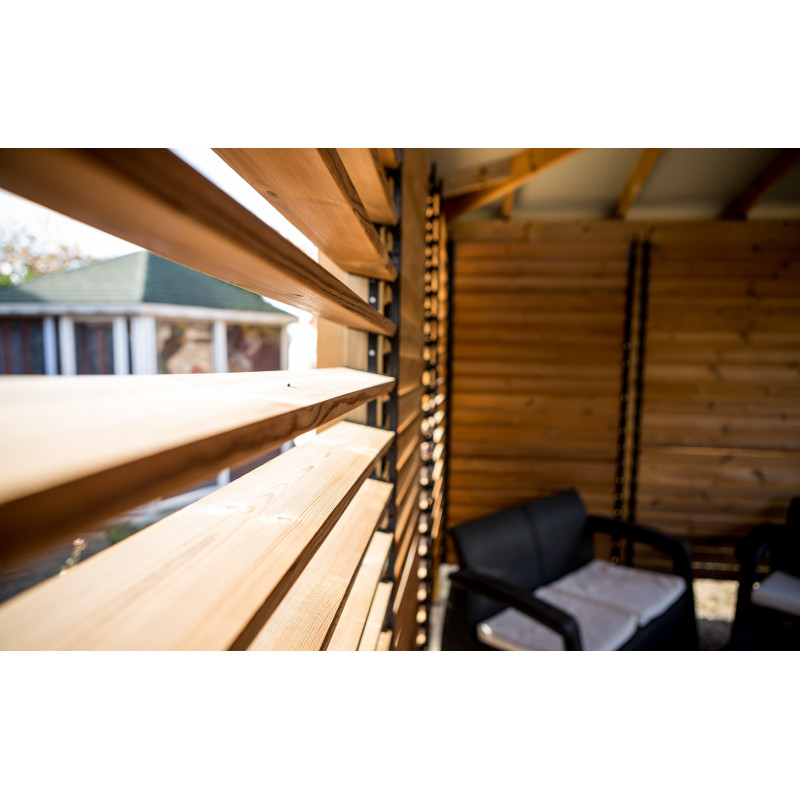 Habrita Foresta Pool House en Bois Thermochauffee THT 12,32 m2 2 Comptoirs, Foresta Kobleo