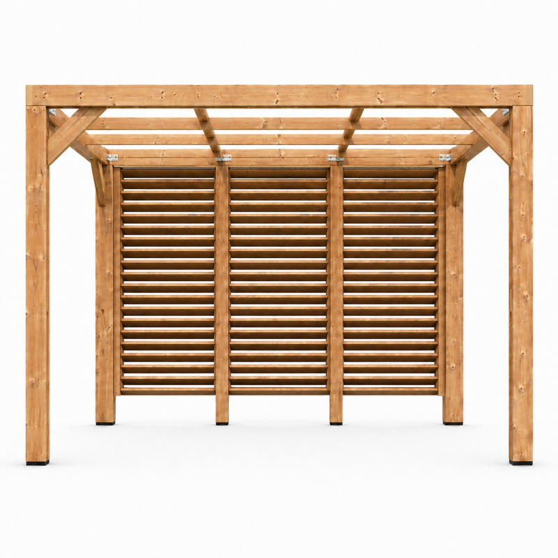Habrita Foresta Pergola en Bois Thermochauffee THT 10,67 m2 Ventelles Paroi, Foresta Kobleo