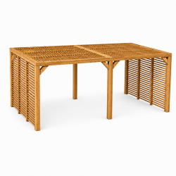 Habrita Foresta Pergola en Bois Thermochauffee THT Ventelles Toit et 2 Parois, Foresta Kobleo