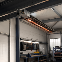 Sovelor Chauffage Radiant a Tube Infrarouge au Gaz Naturel 36 kW, Sovelor Kobleo