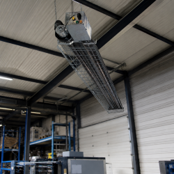 Sovelor Chauffage Radiant a Tube Infrarouge au Gaz Propane 36 kW, Sovelor Kobleo