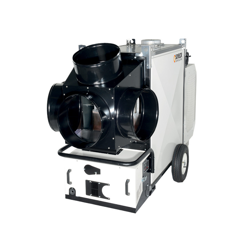 Generateur d Air Chaud Mobile 144,7 kW sans Bruleur, en Acier, Sovelor