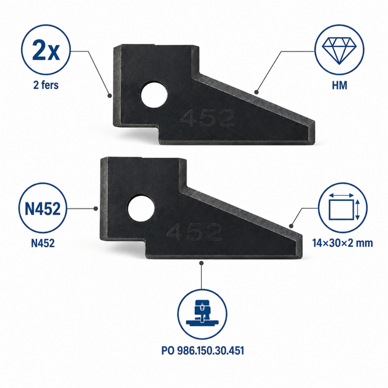 Leman 2 Fers Profil N452 14x30x2 mm LEMAN Kobleo