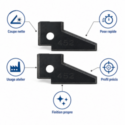 Leman 2 Fers Profil N452 14x30x2 mm LEMAN Kobleo