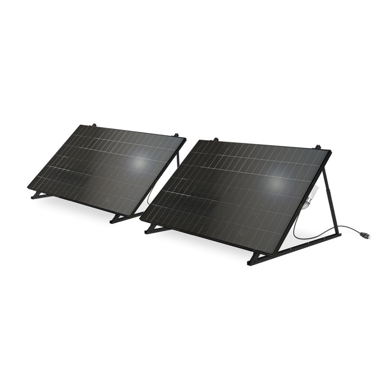 Mecafer Kit Panneau Solaire Bifacial 1000W Plug and Play 2 Panneaux, Mecafer Kobleo