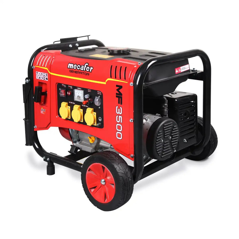 Mecafer Groupe Electrogene Essence 2800W AVR Reservoir 15 L 3 Prises, Mecafer Kobleo