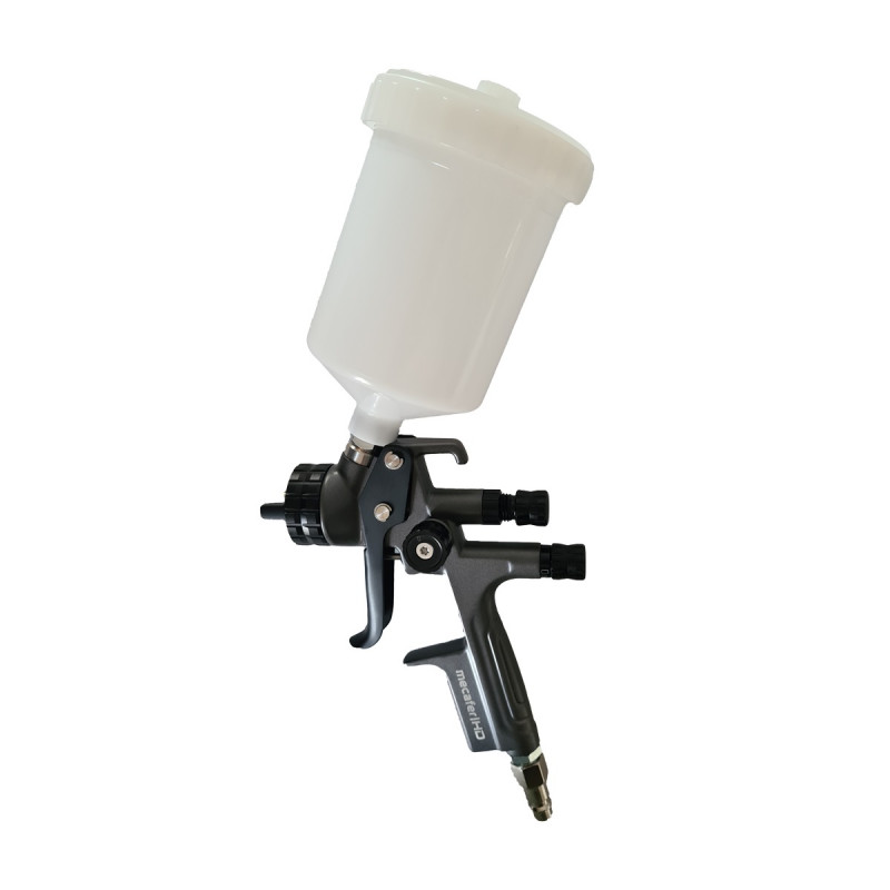 Mecafer Pistolet a Peinture Pneumatique Godet de 600ml Poids 0.75 kg, Mecafer Kobleo