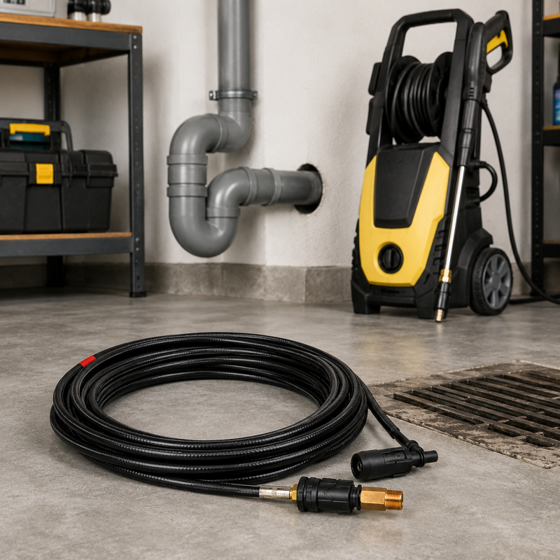 Mecafer Kit de Debouchage Canalisation pour Nettoyeur Haute Pression, Mecafer Kobleo
