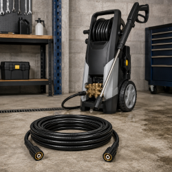 Mecafer Tuyau Renforce pour Nettoyeur Haute Pression 200 bar Compact, Mecafer Kobleo