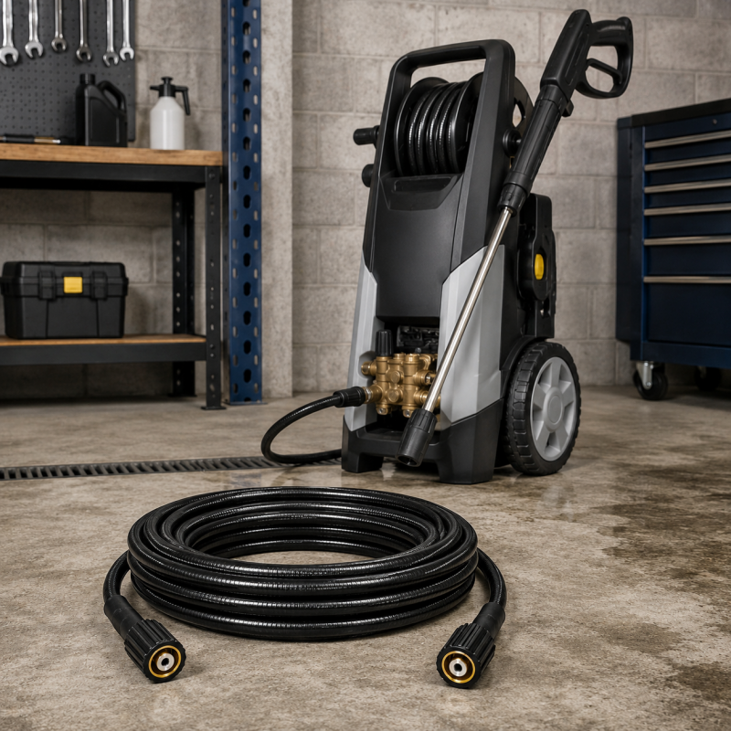 Mecafer Tuyau Renforce pour Nettoyeur Haute Pression 200 bar Compact, Mecafer Kobleo