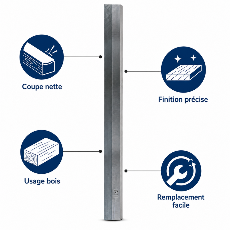 Leman Fer Degauchisseuse HM 190x25x3.0 mm LEMAN Kobleo