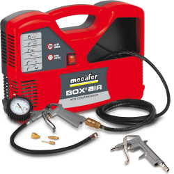 Mecafer Compresseur 1.5 HP 8 bar Debit 180 L par min Sonore 97 dB, Mecafer Kobleo
