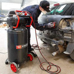Mecafer Compresseur Vertical Debruite Sans Huile FACOM 100 L 12 Bars, Mecafer Kobleo