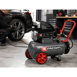 Mecafer Compresseur Pro Coaxial Lubrifie FACOM Cuve de 50 L 10 Bars, Mecafer Kobleo