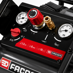 Facom Compresseur Silencieux Portable FACOM Chantier 6 L 52 dB, Mecafer Kobleo