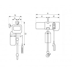 Stockman Palan électrique à chaîne EW502 220V 500kg Stockman Kobleo Stockman Palan électrique à chaîne EW502 220V 500kg Stockman Kobleo
