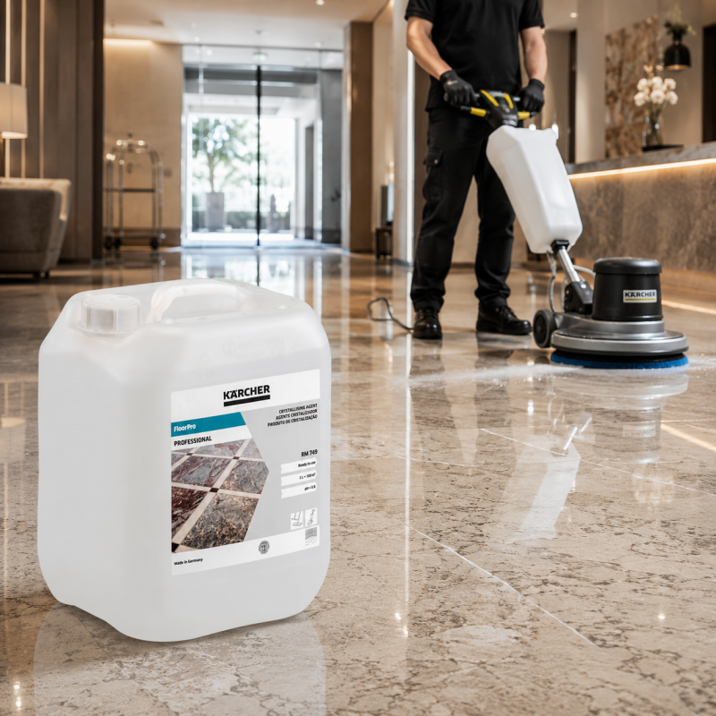 Karcher Agent de Cristallisation FloorPro RM 749 Bidon de 10 L, Karcher Kobleo
