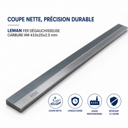 Leman Fer Degauchisseuse HM 410x25x2.5 mm LEMAN Kobleo