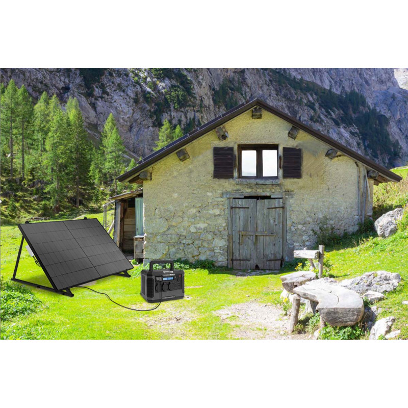 Mecafer Panneau Solaire Bifacial 500W Extension Station PW3600HD, Mecafer Kobleo