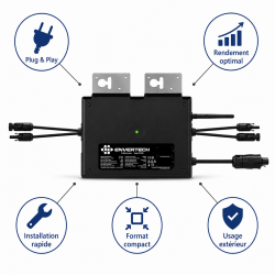 Mecafer Micro Onduleur MPPT 1000W IP67 Autoconsommation Plug and Play, Mecafer Kobleo