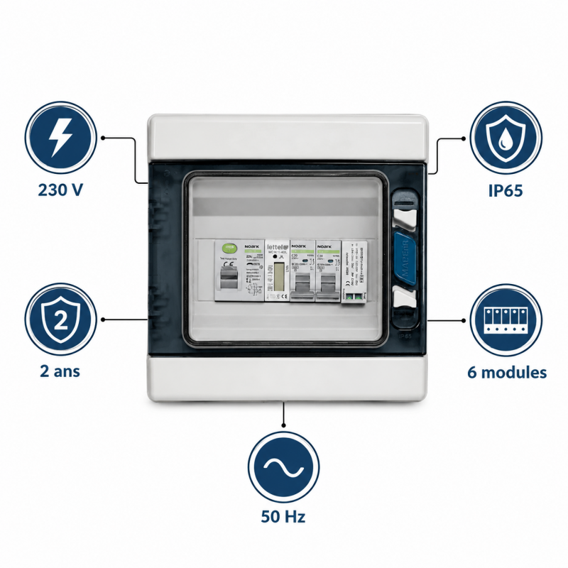 Mecafer Accessoire Solaire Photovoltaique Autoconsommation Bifacial, Mecafer Kobleo