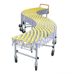Stockman Convoyeur flexible galets plastiques Long 1470-4360 mm Larg 500 mm FWC Kobleo