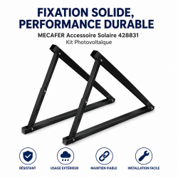 Mecafer Accessoire Solaire pour Kit Photovoltaique Bifacial Plug Play, Mecafer Kobleo