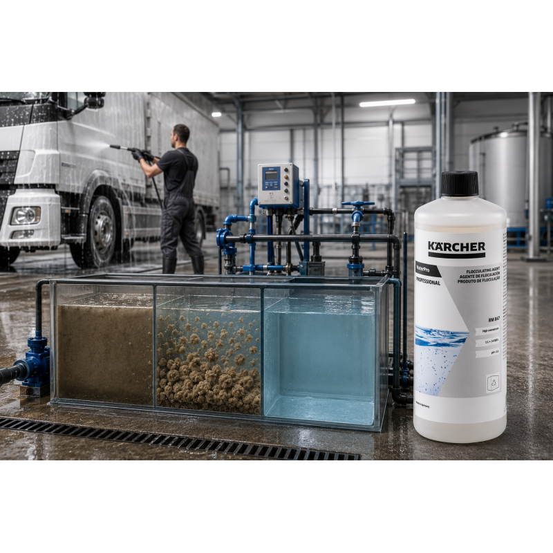Karcher Agent de Floculation WaterPro RM 847 Pack de 2x1 L, Karcher Kobleo
