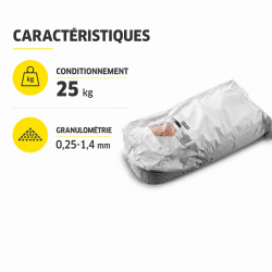 Karcher Agent de Sablage Grossier Sac de 25 kg Granulometrie Fine, Karcher Kobleo