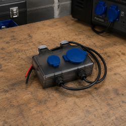 Mecafer Boitier de Connexion Parallele IP66 Station PW3600HD Noir, Mecafer Kobleo