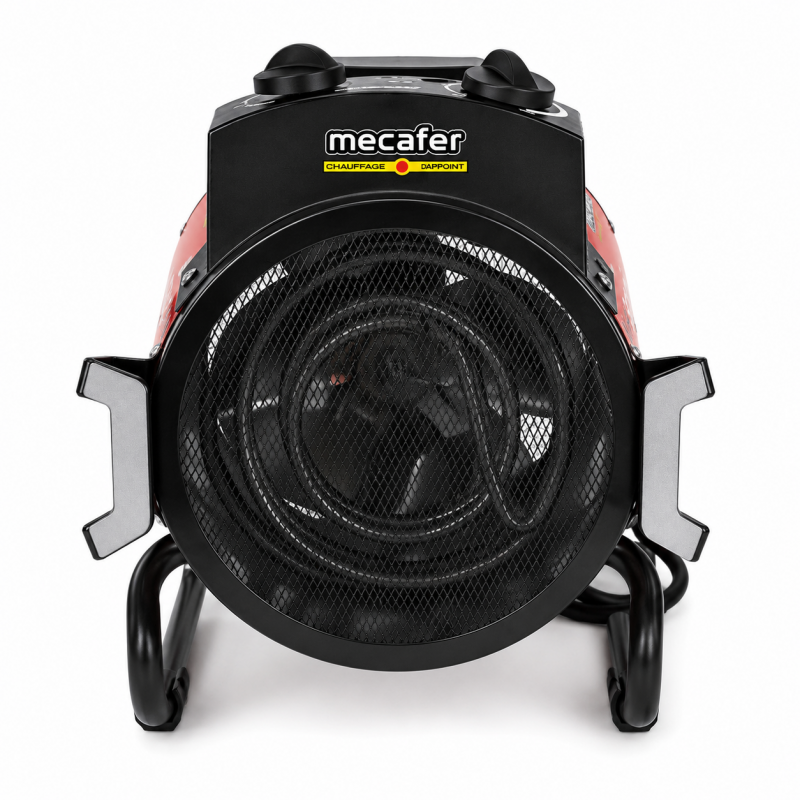 Chauffage de Chantier Soufflant en Inox 3000W 216 m3 par h, Mecafer