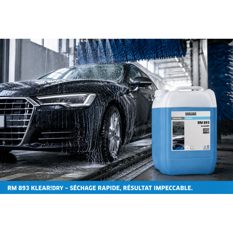 Karcher Agent de Sechage VehiclePro Klear Dry RM 893, Bidon 20 L, Karcher Kobleo