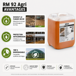 Karcher Agent de Trempage PressurePro Alcalin RM 92 Agri 10 L, Karcher Kobleo