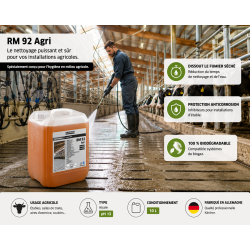 Karcher Agent de Trempage PressurePro Alcalin RM 92 Agri 10 L, Karcher Kobleo