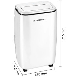 Sovelor Climatiseur mobile WiFi SOVELOR PAC3501S 3,5 kW - 12000 BTU - 46 m² Kobleo