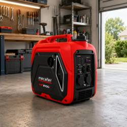 Mecafer Groupe Electrogene Inverter Portable 2050W Reservoir de 3.6 L, Mecafer Kobleo