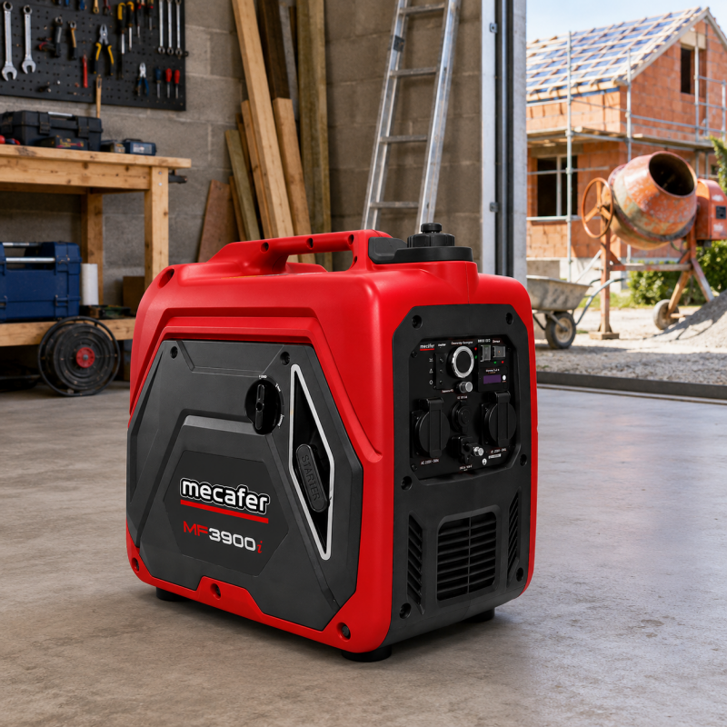 Mecafer Groupe Electrogene Inverter Essence 3800W Moteur de 5.5 HP, Mecafer Kobleo