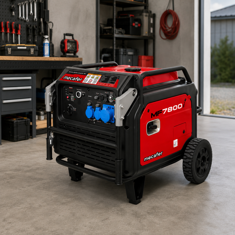 Mecafer Groupe Electrogene Inverter Essence 7850W Moteur de 13 HP, Mecafer Kobleo
