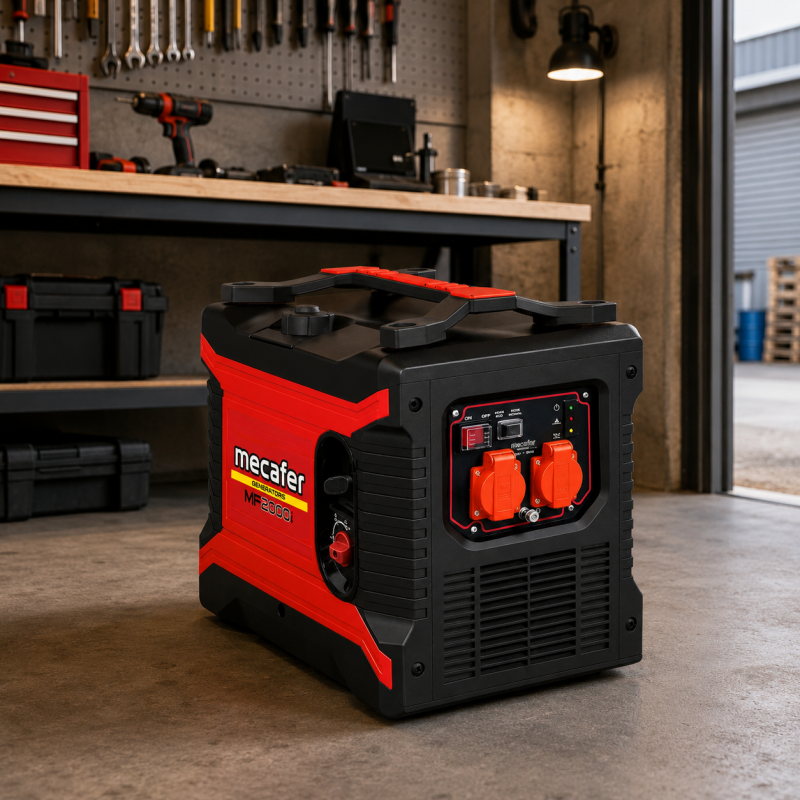 Mecafer Groupe Electrogene Inverter Essence 2500W Reservoir de 4 L, Mecafer Kobleo