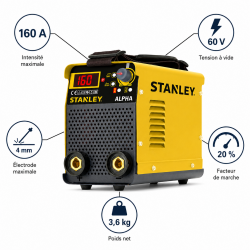 Mecafer Poste a Souder Inverter MMA et TIG Lift 160A Electrodes 4 mm, Mecafer Kobleo