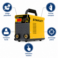 Mecafer Poste a Souder Inverter MMA et TIG Lift 200A Electrodes 5 mm, Mecafer Kobleo