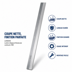 Leman Fer Degauchisseuse HM 410x30x3.0 mm LEMAN Kobleo