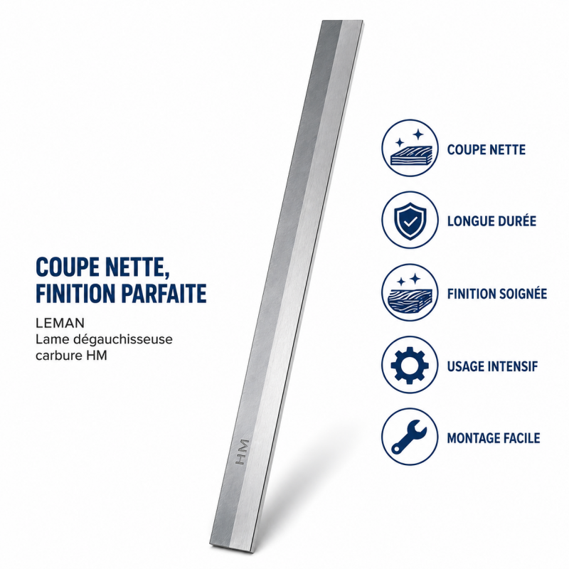 Leman Fer Degauchisseuse HM 410x30x3.0 mm LEMAN Kobleo