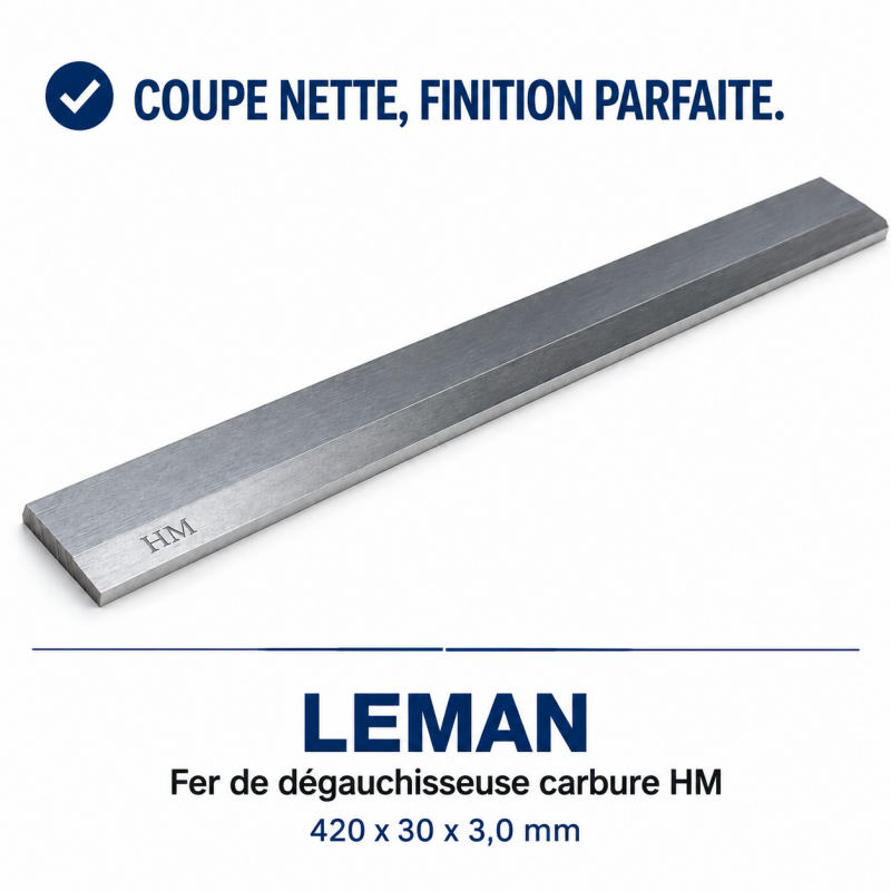 Leman Fer Degauchisseuse HM 420x30x3.0 mm LEMAN Kobleo