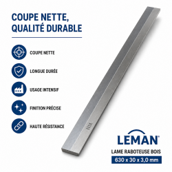 Leman Fer Degauchisseuse HM 630x30x3.0 mm LEMAN Kobleo