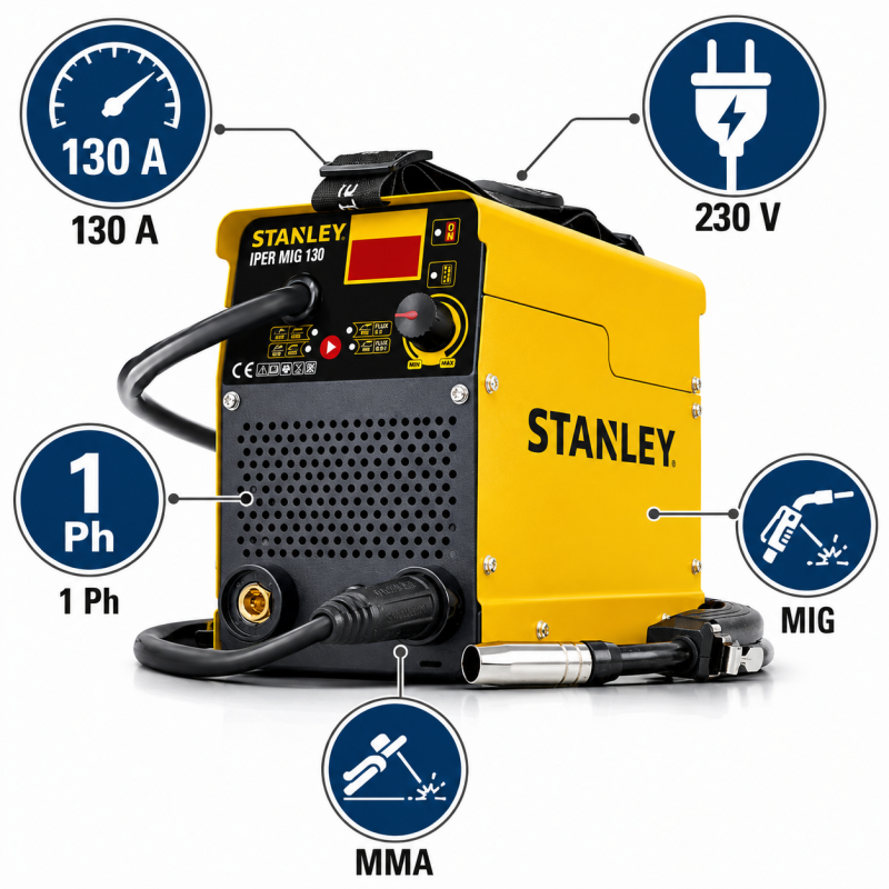 Mecafer Poste a Souder Multi Procedes MMA TIG Lift Sans Gaz Inverter, Mecafer Kobleo